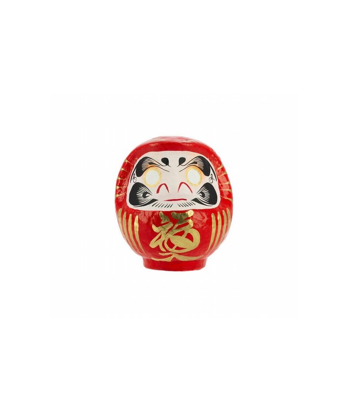 Daruma, Daruma: hago un propósito y te pinto un ojo. Cuando lo haya cumplido, te pintaré el otro.
Siguiendo la tradición, la