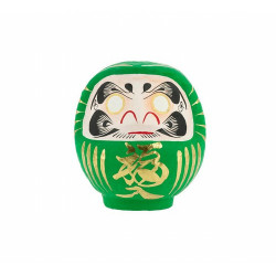 Daruma, Daruma: hago un propósito y te pinto un ojo. Cuando lo haya cumplido, te pintaré el otro.
Siguiendo la tradición, la