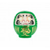 Daruma, Daruma: hago un propósito y te pinto un ojo. Cuando lo haya cumplido, te pintaré el otro.
Siguiendo la tradición, la