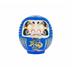 Daruma, Daruma: hago un propósito y te pinto un ojo. Cuando lo haya cumplido, te pintaré el otro.
Siguiendo la tradición, la