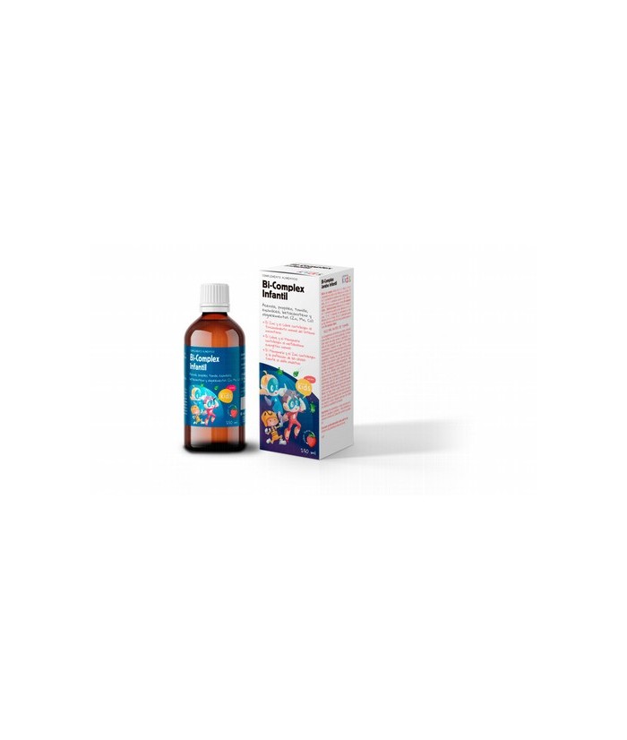 BiComplex infantil
250 ml


Complemento alimenticio, en formato líquido y con sabor a fresa, a base de acerola, propóleo, t