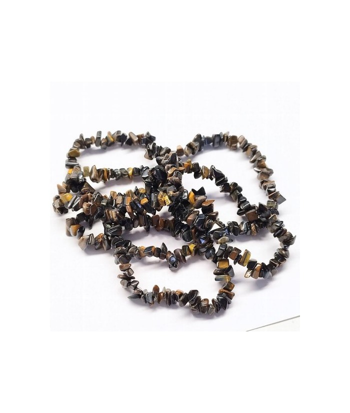Pulsera Chip Ojo de Tigre Azul.

Presentada en cartón con nombre del mineral y su propiedad.