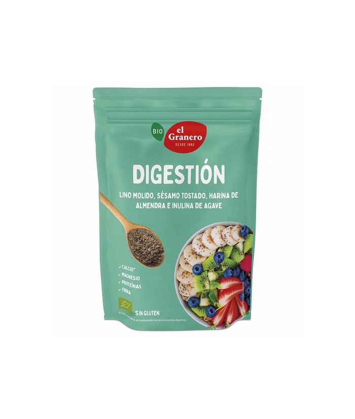 
SEMILLAS FUNCIONALES DIGESTION BIO, 200 g
Ref. 019216

Ingredientes: semillas de lino molido* 60%, sésamo tostado* 25%, ha