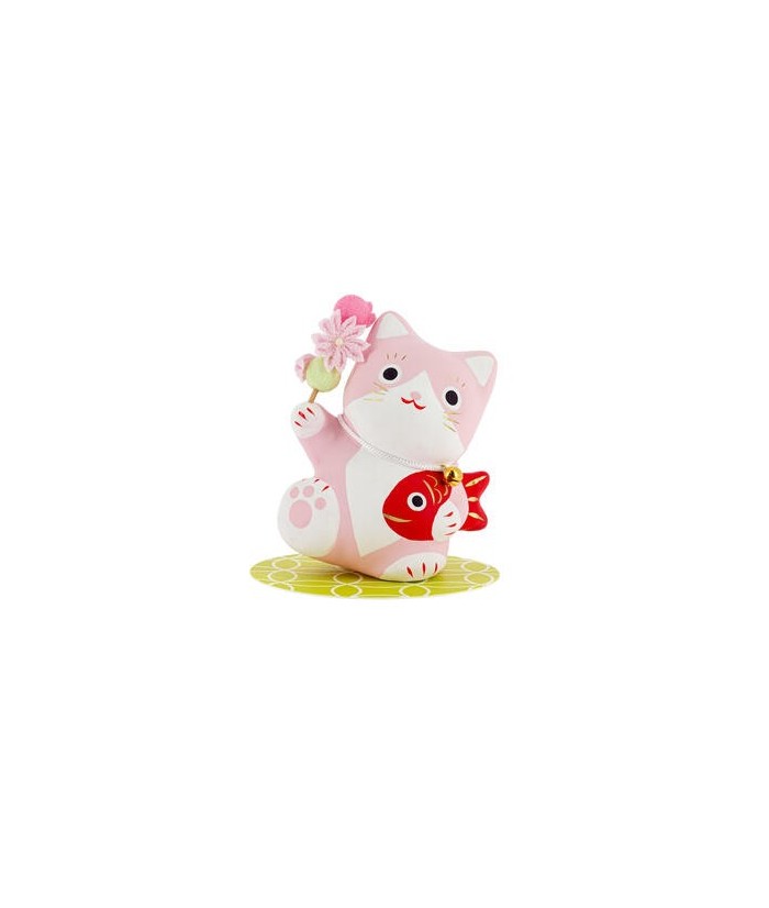 Como dice un refrán japonés, donde hay una sonrisa, llega la suerte. Atrae fortuna y prosperidad con este kawaii maneki neko 