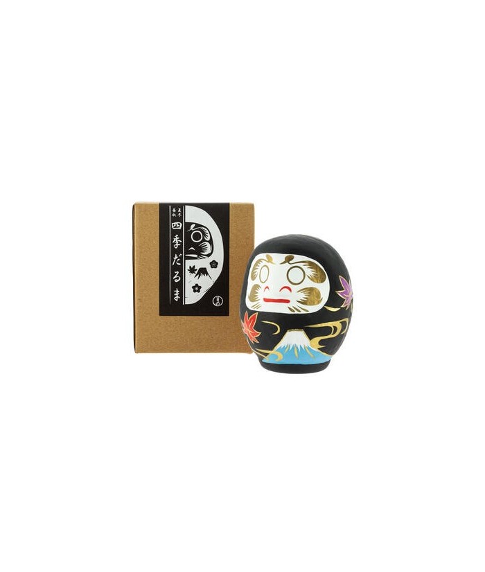 Para los japoneses, tanto daruma como el monte Fuji son símbolos espirituales, budista uno y sintoísta el otro. En esta figurit