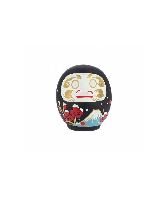 Para los japoneses, tanto daruma como el monte Fuji son símbolos espirituales, budista uno y sintoísta el otro. En esta figurit