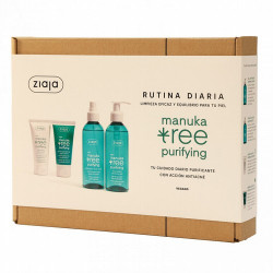 Descubre el secreto de una piel purificada y equilibrada con el Set Manuka Tree Rutina diaria, diseñado para pieles mixtas y gr