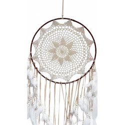 Atrapasueños con plumas
diámetro: 40cm

longitud: 110cm

peso: 245gr