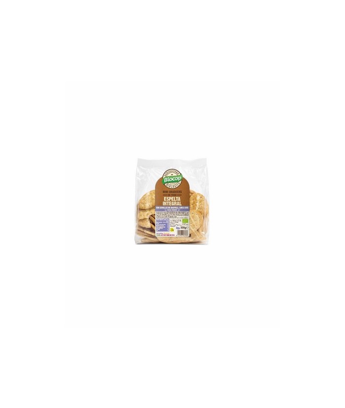 Ingredientes: : Harina integral de TRIGO ESPELTA* 37%, harina de TRIGO ESPELTA* 37%, aceite de girasol alto oleico*, masa madre