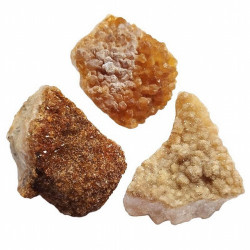 Drusas de Citrino procedentes de Brasil.