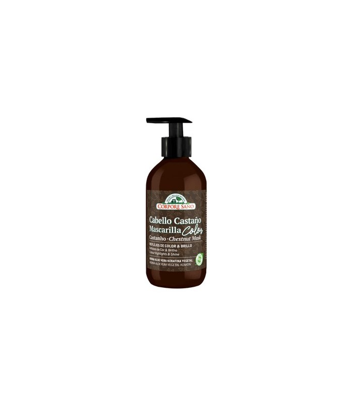 Mascarilla Color Cabello Castaño
HENNA, ALOE VERA, ACEITE DE JOJOBA, GIRASOL, KERATINA VEGETAL
Mascarilla capilar que reaviva