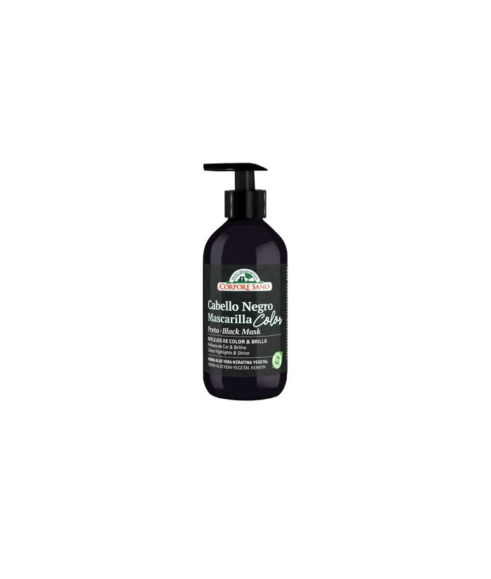 Mascarilla Color Cabello Negro
HENNA, ALOE VERA, ACEITE DE JOJOBA, GIRASOL, KERATINA VEGETAL
Mascarilla capilar que intensifi