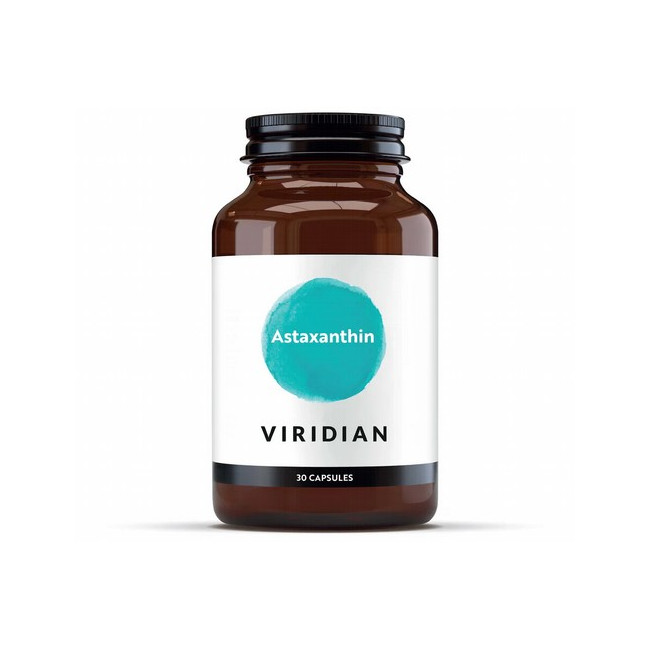 La astaxantina de Viridian es un carotenoide procedente de microalgas de agua dulce ( Haematococcus pluvialis ), una de las fue