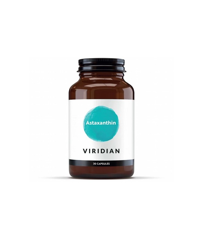 La astaxantina de Viridian es un carotenoide procedente de microalgas de agua dulce ( Haematococcus pluvialis ), una de las fue