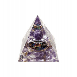 Esfera de amatista
Tamaño aproximado: 6cm


Peso aproximado: 110gr


Tamaño aproximado de la caja: 8,5 x 7 x 7 cm