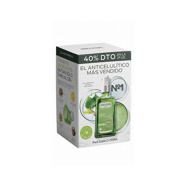 Información del Producto
Tratamiento Anticelulítico 100% natural y BIO con aceite de Abedul de Weleda, reconocido como el prod