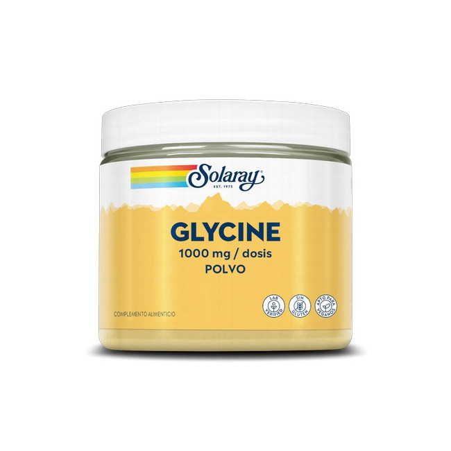 Complemento alimenticio a base de glicina
Tomar un 1/4 de cucharita de café al día, diluido en un vaso de agua fuera de las co