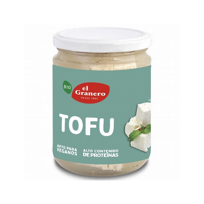 
TOFU EN CONSERVA BIO, 500 g
Ref. 015380

Ingredientes: agua, tofu* 45% (sulfato de calcio, soja* 48%) y sal marina. Contie
