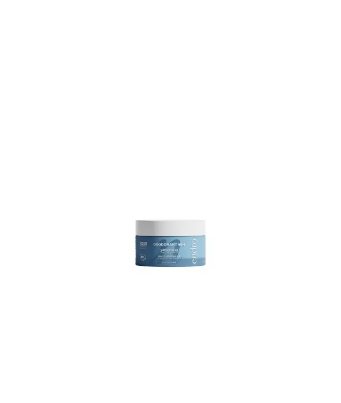 Descripción :
Sin bicarbonato ni aceites esenciales, este desodorante 100 % natural con aroma a
aloe combate eficazmente las 