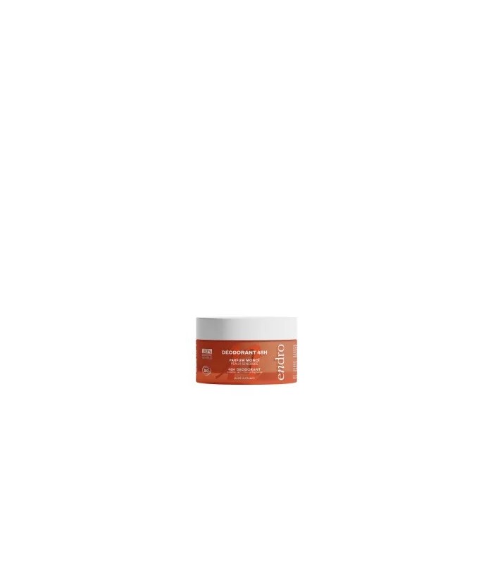 Descripción :
Sin bicarbonato ni aceites esenciales, este desodorante 100 % natural con fragancia
a Monoï combate eficazmente