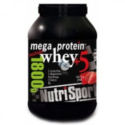 Mega Protein Whey +5 ha sido desarrollado pensando en las necesidades proteicas de todos aquellos deportistas que realizan entr