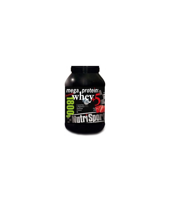 Mega Protein Whey +5 ha sido desarrollado pensando en las necesidades proteicas de todos aquellos deportistas que realizan entr