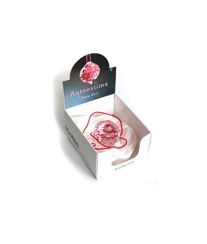 Bola facetada de cristal ROSA de 30 mm. de diametro.
Engarzada en hilo rojo.

Con caja exclusiva.

En el feng Shui, las bo