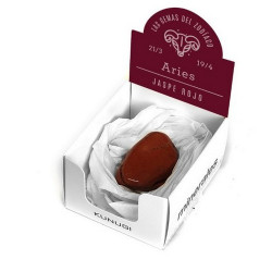 Caja que contiene gema de Jaspe Rojo de 3-4 cm aprox.

El signo del zodíaco que representa el Jaspe Rojo es Aries.

Medida 