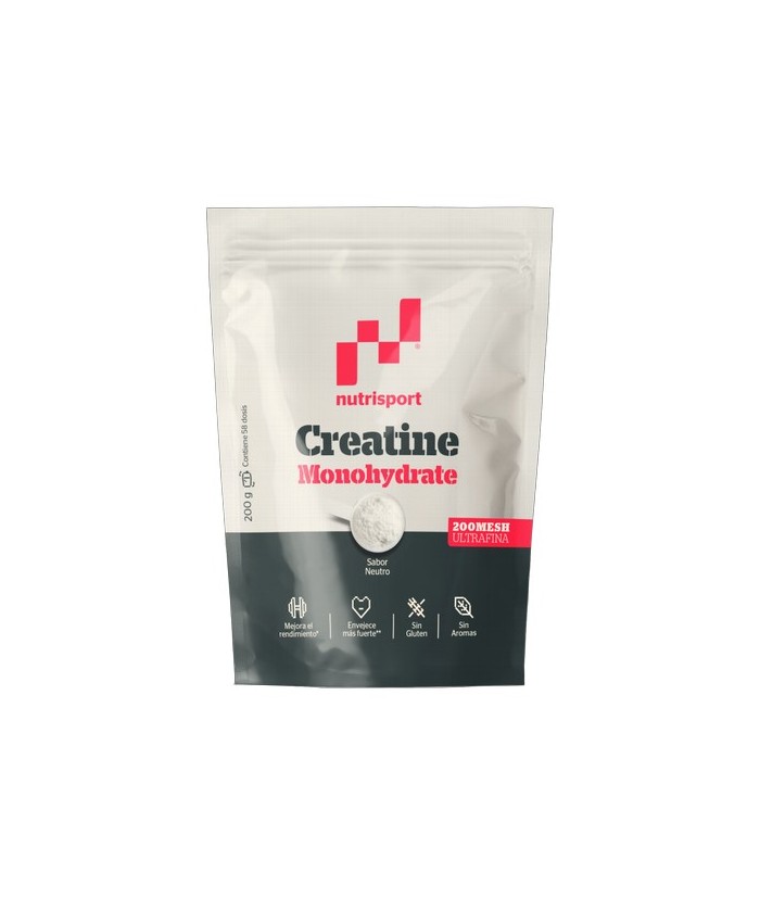 Complemento alimenticio a base de monohidrato de creatina mesh ultrafina. Sabor neutro.
Complemento alimenticio a base de mono