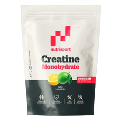 Complemento alimenticio a base de monohidrato de creatina.  Sabor lima-limón.

Beneficios:

Mejora el rendimiento. Energía 