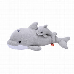 Descubre el encanto con la Mamá DELFIN y su Bebé de Wild Republic. Este adorable peluche captura la belleza de los osos polares