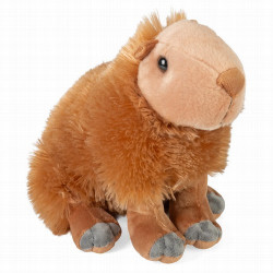 ¡El capibara Cuddlekins de Wild Republic llega para traer un toque salvaje a tu hogar! Este adorable peluche no solo es suave y