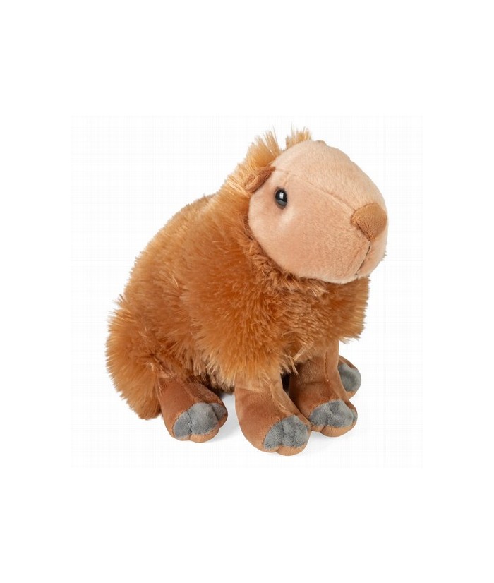 ¡El capibara Cuddlekins de Wild Republic llega para traer un toque salvaje a tu hogar! Este adorable peluche no solo es suave y