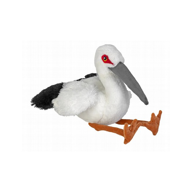 La cigüeña oriental ecológica Cuddlekins Eco de Wild Republic trae el estilo realista y tierno de Cuddlekins en una opción 100%