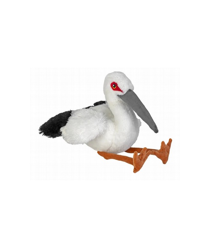 La cigüeña oriental ecológica Cuddlekins Eco de Wild Republic trae el estilo realista y tierno de Cuddlekins en una opción 100%