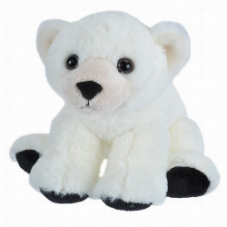 Descubre el encanto del Mini Oso Polar Cuddlekins de Wild Republic, un adorable peluche que captura la esencia de esta majestuo