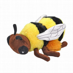 Sumérgete en el vibrante mundo de la naturaleza con la Mini Abeja Ecokins de Wild Republic. Este encantador peluche da vida a l
