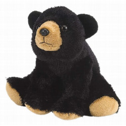 Descubre la maravilla de la naturaleza con el mini oso negro Cuddlekins de Wild Republic. Este adorable peluche captura la esen