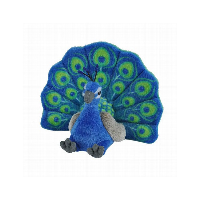 Sumérgete en un mundo de colores deslumbrantes con nuestro Mini Pavo Real Cuddlekins de Wild Republic. Cuidadosamente diseñado 