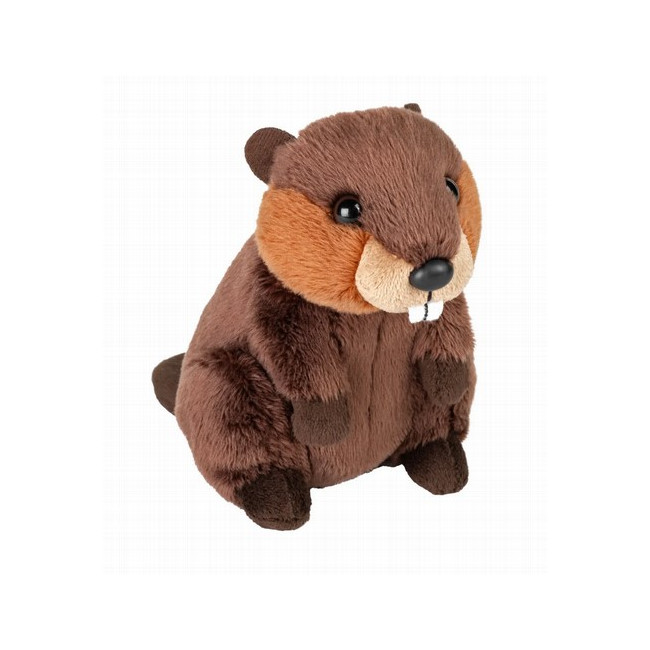 El peluche mini Pocketkins Beaver de Wild Republic es súper tierno y suave, ideal para las aventuras diarias. Forma parte de la