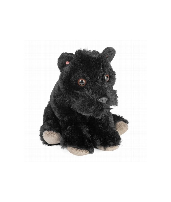 ¡Bienvenido al mundo de los abrazos ecológicos con el Pocketkins Eco Scottish Terrier de Wild Republic! Este adorable peluche, 