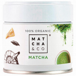 TE MATCHA 100% BIO, 30 g
Ref. 600500

Ingredientes: té matcha en polvo grado ceremonial*.
. (*)=De cultivo ecológico.
