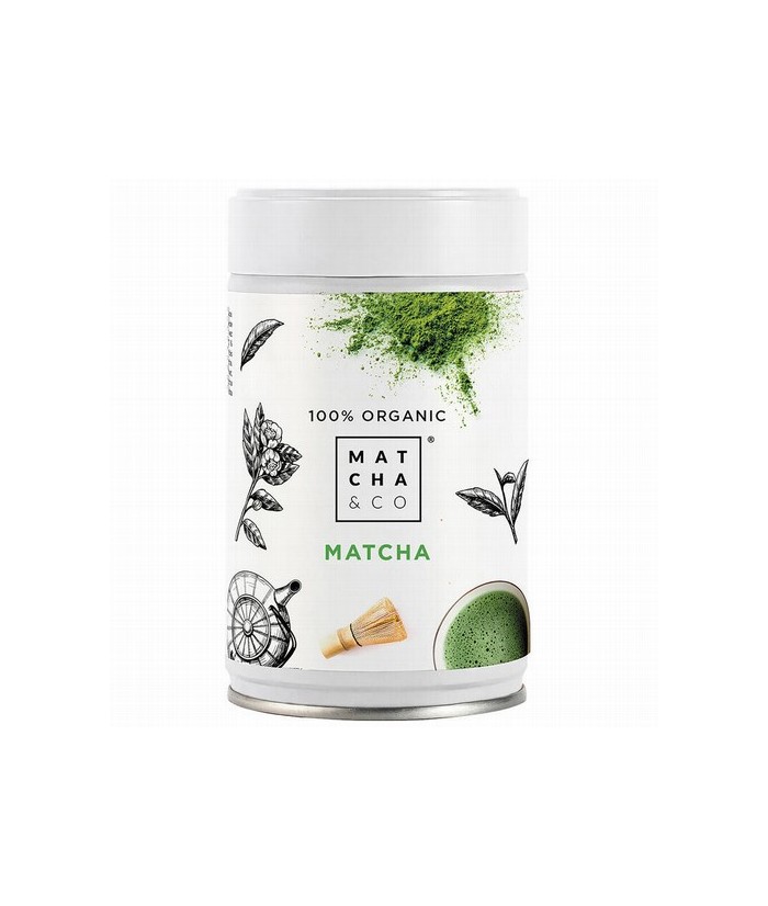 TE MATCHA 100% BIO, 80 g
Ref. 600501

Ingredientes: té matcha en polvo grado ceremonial*.
. (*)=De cultivo ecológico.