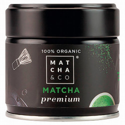 
TE MATCHA PREMIUM 100% BIO, 30 g
Ref. 600502

Ingredientes: té matcha en polvo grado ceremonial superior*.
. (*)=De culti