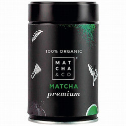 TE MATCHA PREMIUM 100% BIO, 80 g
Ref. 600503

Ingredientes: té matcha en polvo grado ceremonial superior*.
. (*)=De cultivo