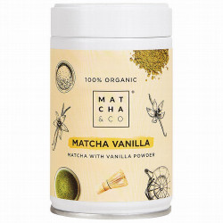 
TE MATCHA VAINILLA BIO, 80 g
Ref. 600504

Ingredientes: té matcha en polvo grado ceremonial* (95,5%) y aroma de vainilla*.