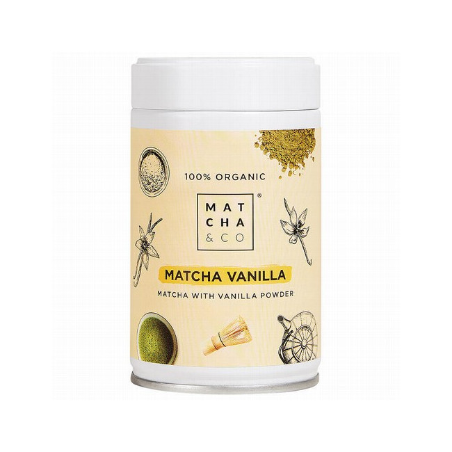 
TE MATCHA VAINILLA BIO, 80 g
Ref. 600504

Ingredientes: té matcha en polvo grado ceremonial* (95,5%) y aroma de vainilla*.