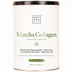 
TE MATCHA COLLAGEN, 300 g
Ref. 600505

Ingredientes: colágeno bovino hidrolizado, citrato de magnesio, té verde matcha en 