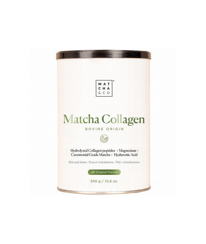 
TE MATCHA COLLAGEN, 300 g
Ref. 600505

Ingredientes: colágeno bovino hidrolizado, citrato de magnesio, té verde matcha en 