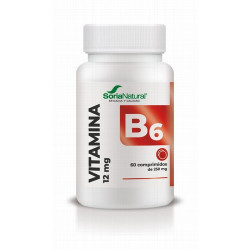 La Vitamina B6 contribuye:

Al metabolismo energético normal.
Ayuda a disminuir el cansancio y la fatiga. 
A la función psi